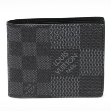 루이비통 다미에 그라파이트 3D 캔버스 멀티플 반지갑 【매장가 80만원대】