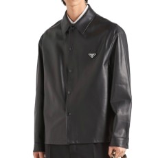 프라다 가죽 셔츠 자켓 - 잔디집2 공장 【매장 - 리셀가 590만원대】