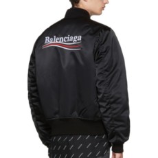 발렌시아가 POLITICAL 오버사이즈 베이스볼 자켓 - V 공장 【매장 - 리셀가 400만원대】