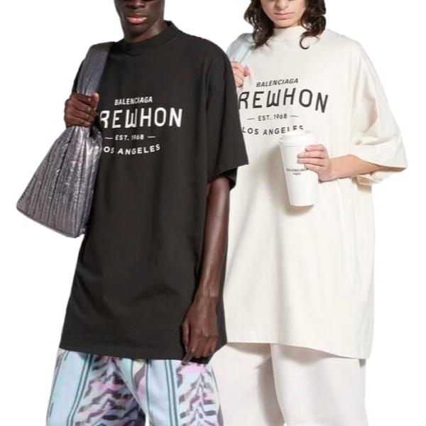 발렌시아가 EREWHON 반팔티 2 COLOR - V 공장 【매장가 120만원대】