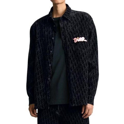 디올 KAWS 오블리크 데님 셔츠 - ZB 공장 【매장 - 리셀가 310만원대】