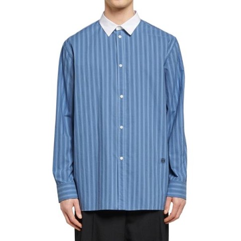 로에베 블루 스트라이프 셔츠 - 잔디집 공장 【매장 - 리셀가 160만원대】