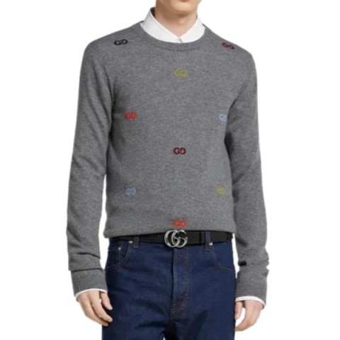 구찌 인타르시아 GG 니트 - 잔디집 공장 【매장 - 리셀가 230만원대】