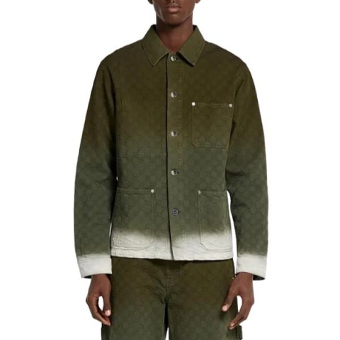 구찌 데님 자카드 그라데이션 자켓 - 잔디집 공장 【매장 - 리셀가 350만원대】