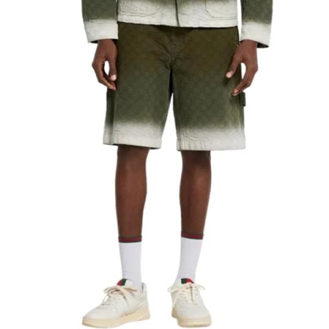 구찌 데님 자카드 반바지 - 잔디집 공장 【매장 - 리셀가 270만원대】