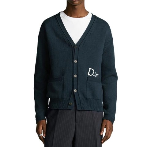 디올 필기체 로고 가디건 - ZB 공장 【매장 - 리셀가 230만원대】
