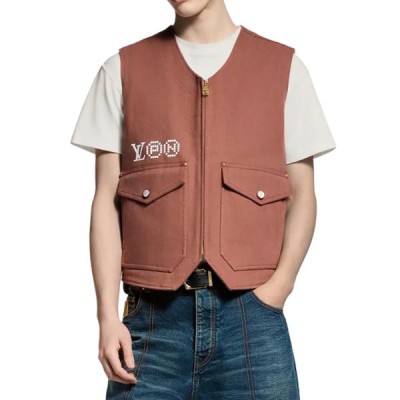 루이비통 워크웨어 조끼 브라운 - 잔디집 공장 【매장 - 리셀가 320만원대】