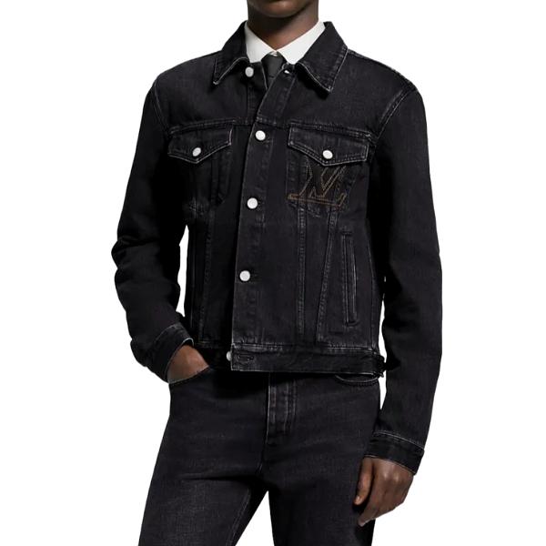 루이비통 데님 트러커 흑청 자켓 - ZB 공장 【매장 - 리셀가 290만원대】