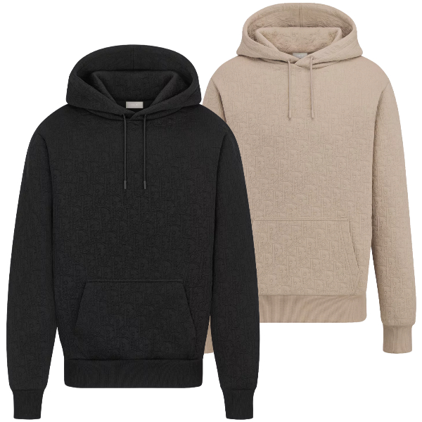 디올 음각 오블리크 후드티 2 COLOR - ZB 공장 【매장 - 리셀가 320만원대】