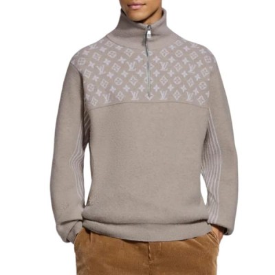 루이비통 울 하프 집업 니트 - 잔디집 공장 【매장 - 리셀가 330만원대】